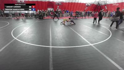 113 lbs Quarterfinal - August Lubinski, Askren Wrestling Academy vs Trenton VanSchyndel, Kaukauna Wrestling Club