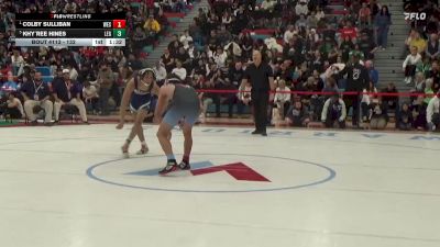 132 lbs Semifinal - Colby Sulliban, Western vs Khy`ree Hines, Legacy