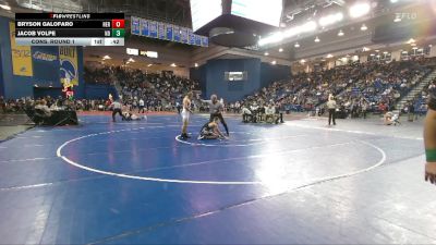 132 lbs Cons. Round 1 - Bryson Galofaro, Heritage (Leesburg) vs Jacob Volpe, Notre Dame Green Pond
