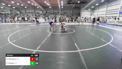 145 lbs Rr Rnd 1 - Riddick Romano, 84 Athletes Black vs Colby Houle, TS Wrestling Prep