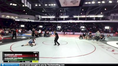 Girls 125 lbs Semifinal - Karianne Baldwin, Glacier Peak (Girls) vs Rosemary Brooks, South Kitsap (Girls)