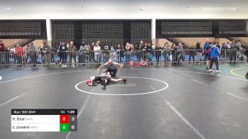 53 lbs Prelims - Royce Beal, Broad Axe Wrestling Club Red vs Cael Powers, Minion Green ES