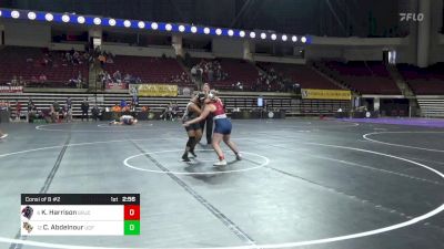 170 lbs Consi Of 8 #2 - Kaylah Harrison, Santa Rosa JC (W) vs Carin Abdelnour, Central Florida (W)