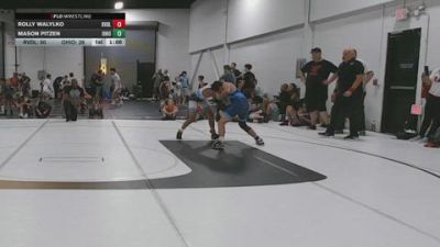 130 lbs Rr Rnd 2 - Rolly Walylko, Revival Black - BK8E vs Mason Pitzen, Ohio Hammers - BK8E