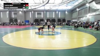 145 lbs Round Of 32 - Kayla Bray, Bethel vs Olivia DiGregorio, Woodstock Academy