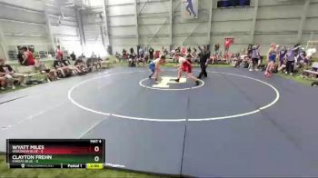 220 lbs Round 1 (8 Team) - Wyatt Miles, Wisconsin Blue vs Clayton Frehn, Kansas Blue