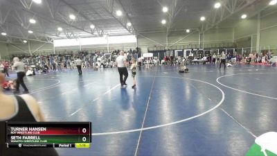 71 lbs Cons. Round 3 - Seth Farrell, Wasatch Wrestling Club vs Turner Hansen, Roy Wrestling Club