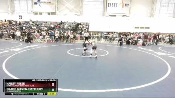 59-60 lbs Round 3 - Hailey Reese, Elmira Junior Wrestling Club vs Gracie Glezen-Matthews, Club Not Listed