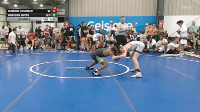 95 lbs Rr Rnd 9 - Dominik Coleman, M2 Training Center - BHS vs Braylon Butts, NC United - BHS