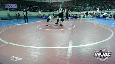 49 lbs Consi Of 8 #2 - Cash Foust, Tuttle Wrestling vs Grady Gill, Husky Wrestling Club