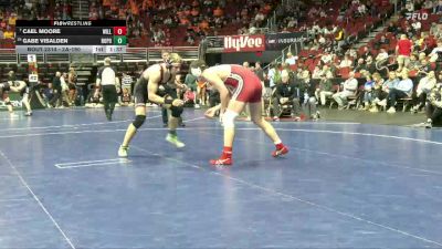 2A-190 lbs Cons. Round 2 - Cael Moore, Williamsburg vs Gabe Visalden, North Polk