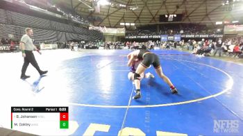 2A 165 lbs Cons. Round 2 - Ben Johansen, Washougal vs Makhi Oakley, Anacortes