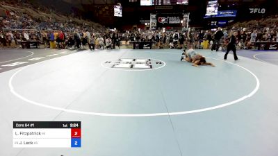 138 lbs Cons 64 #1 - Liam Fitzpatrick, MI vs Johnny Leck, KS