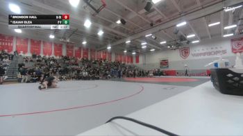 126 lbs Quarterfinal - Bronson Hall, North Fork vs Isaiah Blea, Piedra Vista