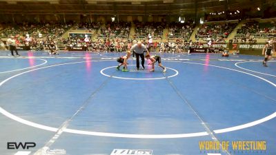 61 lbs Consi Of 16 #1 - Garrett Doyle, Cowboy Wrestling Club vs Jameson Philpot, Gladiator Wrestling