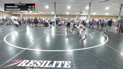 70 lbs Quarterfinal - Triston Sena, Little Genesee vs Nelson Stevens, Moravia