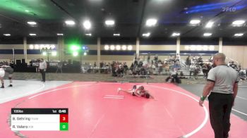 106 lbs Consi Of 32 #2 - Brady Gehring, Team Montana vs Roman Valero, 208 Spartans