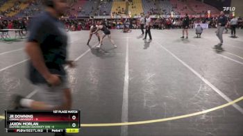 149 lbs Placement (4 Team) - Jr Downing, Corban University vs Jaxon Morlan, Eastern Oregon University (OR)