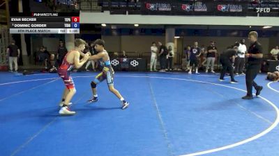 120 lbs 5th Place Match - Evan Becker, Team PA vs Dominic Gorder, Team Donahoe