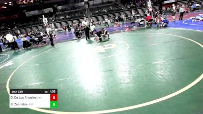 145 lbs Semifinal - Divie De Los Angeles, Edison vs Brent Zabriskie, Jefferson, NJ