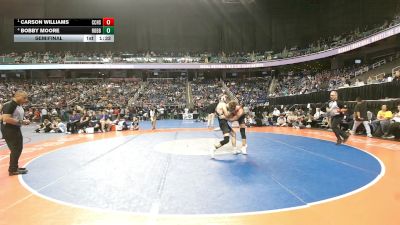 1A/2A 157 Semifinal - Carson Williams, Chatham Central High School vs Bobby Moore, Robbinsville