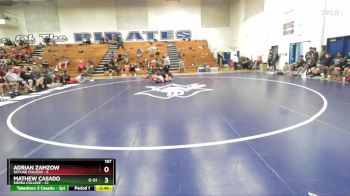 197 lbs Semis & 3rd Wb (16 Team) - Mathew Casado, Sierra College vs Adrian Zamzow, Skyline College