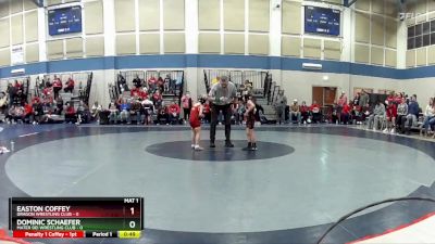 43 lbs Round 2 (4 Team) - Easton Coffey, Dragon Wrestling Club vs Dominic Schaefer, Mater Dei Wrestling Club