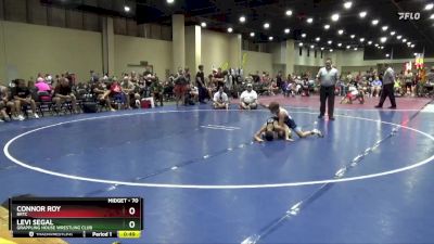 70 lbs Quarterfinal - Levi Segal, Grappling House Wrestling Club vs Connor Roy, BRTC