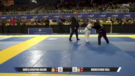 Brooklyn Rose Viola vs Aurélia Seraphina Malone 2026 Pan Kids Jiu-Jitsu IBJJF Championship