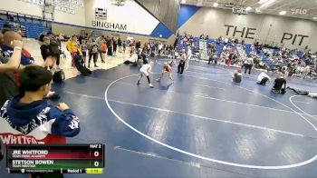 79 lbs Quarterfinal - Jre Whitford, Team Pride Academy vs Stetson Bowen, Team Prestige