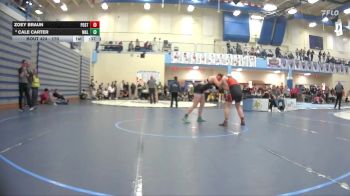 170 lbs Cons. Round 5 - Zoey Braun, Post Falls High School vs Cale Carter, Malad High School