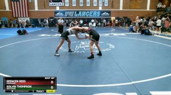 138 lbs Semifinal - Kolvin Thompson, Box Elder vs Spencer Rees, Viewmont