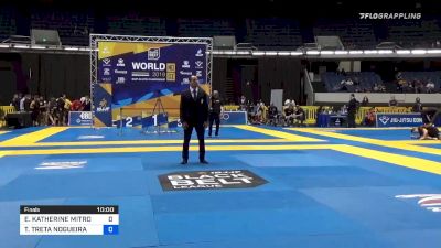 ELIZABETH KATHERINE MITROVIC vs TALITA NOGUEIRA 2019 World IBJJF Jiu-Jitsu No-Gi Championship