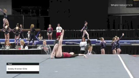 Gabby Kramer Elite Gymnastic Acad - Floor - 2022 Elevate the Stage Huntsville presented by SportsMED & Crestwood