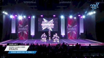World Class Cheer - Stealth [2024 L4 Senior Coed - D2 - Small - A Day 2] 2024 JAMfest Cheer Super Nationals