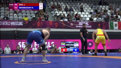 125 kg Semifinal - Wyatt Hendrickson, USA vs Jose Diaz, VEN