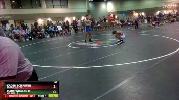 145 lbs Round 4 (6 Team) - Kaden Schaefer, NFWA Black vs Mark Whalen III, Los Osos