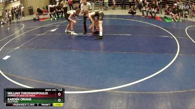 130 lbs Semifinal - William Theofanopoulos, Legends Of Gold Las Vegas vs Kaeden Orians, Gold Rush