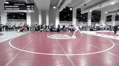 71 lbs Cons. Round 2 - Grayson Eggum, MN Elite Wrestling Club vs Dominic Wilson, Ranger 47 Wrestling Club