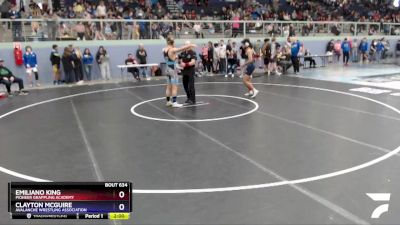 145 lbs Rr1 - Clayton McGuire, Avalanche Wrestling Association vs Emiliano King, Pioneer Grappling Academy
