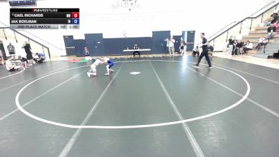 67 lbs 5th Place Match - Cael Richards, MN vs Jax Boelman, IA