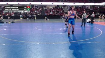 215 lbs Cons. Round 3 - Edward Madrigal, Skyview vs Jonas Hagadorn, Nampa