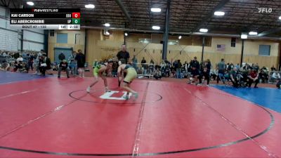133 lbs Champ. Round 1 - Eli Abercrombie, Providence (Mont.) vs Kai Carson, Eastern Oregon University
