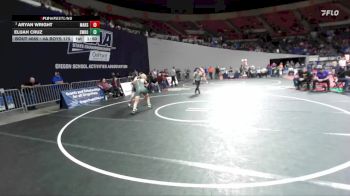 4A Boys 175 lbs Champ. Round 1 - Aryan Wright, Marshfield Boys vs Elijah Cruz, Sweet Home Boys