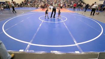 55 lbs Round Of 16 - Hunter Wallace, Rollers Academy Of Wrestling vs Jaxson Watson, Saints Wrestling Club