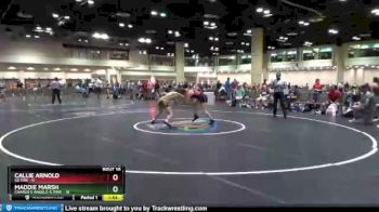 120 lbs Round 2 (10 Team) - Callie Arnold, SD Fire vs Maddie Marsh, Charlie`s Angels-IL Pink