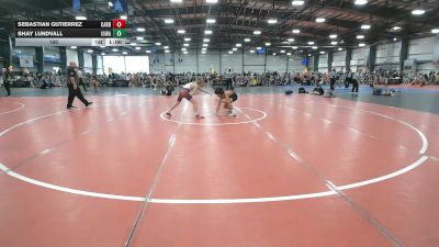 100 lbs Round 4 (2:15pm Saturday) - Shay Lundvall, Iowa Black vs Sebastian Gutierrez, Cali Red