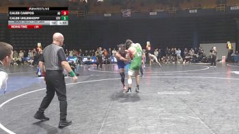 184 lbs Quarterfinal - Caleb Campos, American vs Caleb Uhlenhopp, Utah Valley