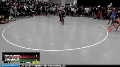 115 lbs Cons. Round 5 - Jessica Farmer, Westside Wrestling Club vs Nevada Daniels, Katy Area Wrestling Club