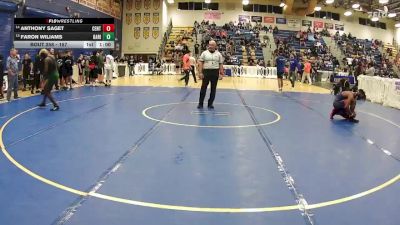 157 lbs Cons. Round 2 - Anthony Saget, Centennial vs Faron Wiliams, Oak Ridge